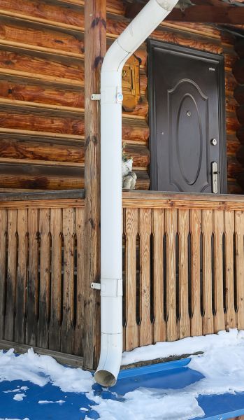 Porch Downspout Installation in Destin