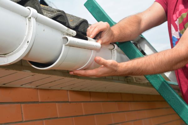 Large Gutter Repair in Destin