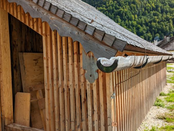 Wood Gutter Installation in Destin